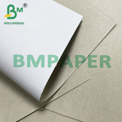 300GSM 400GSM প্রলিপ্ত ডুপ্লেক্স বোর্ড ফাইল বুকের জন্য ধূসর ব্যাক সহ পুনর্ব্যবহৃত সাদা কাগজ