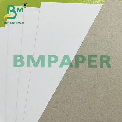 300GSM 400GSM প্রলিপ্ত ডুপ্লেক্স বোর্ড ফাইল বুকের জন্য ধূসর ব্যাক সহ পুনর্ব্যবহৃত সাদা কাগজ