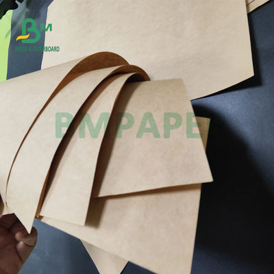 সিমেন্ট ব্যাগের জন্য উচ্চ প্রসারণযোগ্য 75gsm 80gsm ব্রাউন ক্রাফট পেপার 100 x 69cm