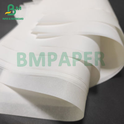 35gsm সাদা গ্রীসপ্রুফ পেপার গ্রেড 3 ফুড গ্রেড র্যাপিং পেপার রোলস