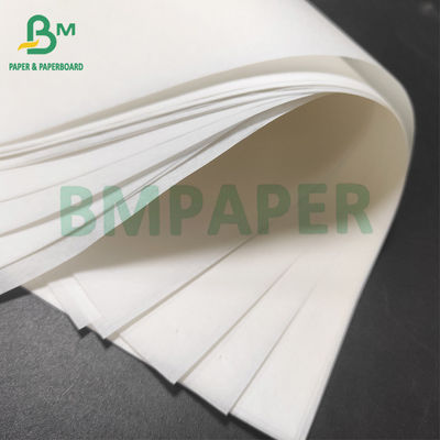35gsm সাদা গ্রীসপ্রুফ পেপার গ্রেড 3 ফুড গ্রেড র্যাপিং পেপার রোলস