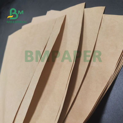 রাসায়নিক প্যাকেজিংয়ের জন্য 70 - 120gsm ব্রাউন এক্সটেনসিবল ব্যাগ পেপার 50 কেজি 79 x 109 সেমি