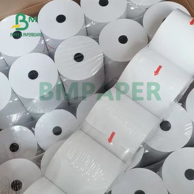 ক্যাশিয়ার রসিদের জন্য BPA ফ্রি 65gsm থার্মাল প্রিন্টার পেপার রোল 80mm 57mm