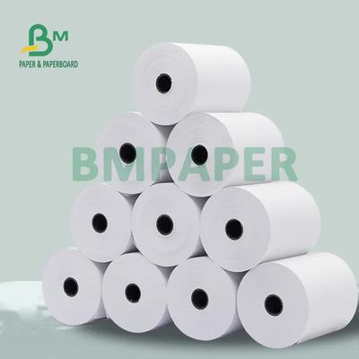 সুপারমার্কেটের জন্য 65gsm ATM মেশিন প্রিন্টার থার্মাল Pos পেপার রোল 80 x 80mm
