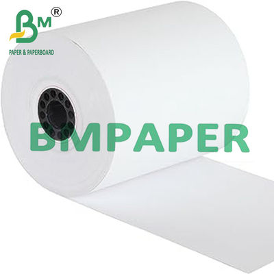 নগদ নিবন্ধনের জন্য 55gsm 48gsm ইমপ্রেশন ব্ল্যাক থার্মাল রসিদ পেপার রোলস