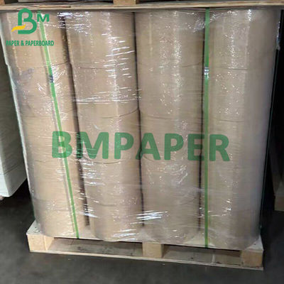 70gsm 55gsm 48gsm থার্মাল প্রিন্টিং পেপার ব্ল্যাক ডিসপ্লে 790mm হোয়াইট রোল