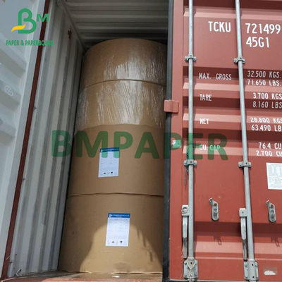 ফুড গ্রেড 210 / 230g + 15g পলি প্রলিপ্ত সাদা কাপ স্টক পেপার বোর্ড কাপ পেপার বোল পেপারের জন্য রোলস