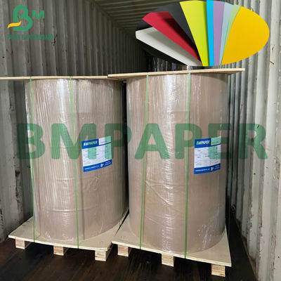 ব্যাগের জন্য 80GSM 110GSM রঙিন প্যাকিং ক্রাফট পেপার রঙিন ব্রিস্টল ক্রাফট পেপার