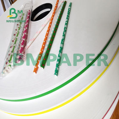 ডিসপোজেবল স্ট্রের জন্য 60GSM 120GSM ফুড গ্রেড ভার্জিন পাল্প হোয়াইট ক্রাফট স্ট্র পেপার