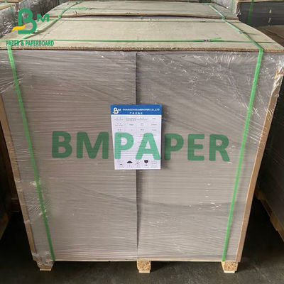 OEM ডুপ্লেক্স কাগজের শক্ত কাগজের বোর্ড একপাশে ধূসর একপাশে প্রলিপ্ত সাদা শীট 200 - 450gsm