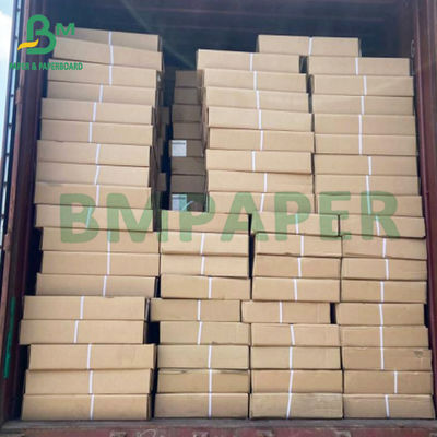 36&quot; X 150' প্লটার পেপার রোল 20 Lb আনকোটেড হোয়াইট পেপার 2&quot; কোর রোলস