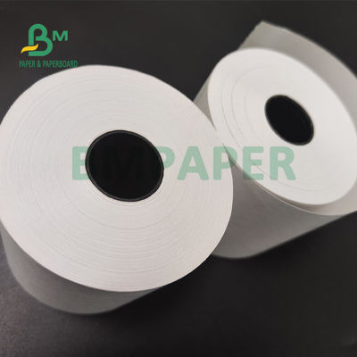 ক্যাশ রেজিস্টার মেশিনের জন্য 55gsm 60gsm থার্মাল প্রিন্টার পেপার রোল 57 x 40mm