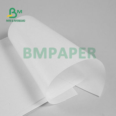স্টিকার তৈরির জন্য উচ্চ মানের 58g 60g 62g সাদা নীল কাচের কাগজ