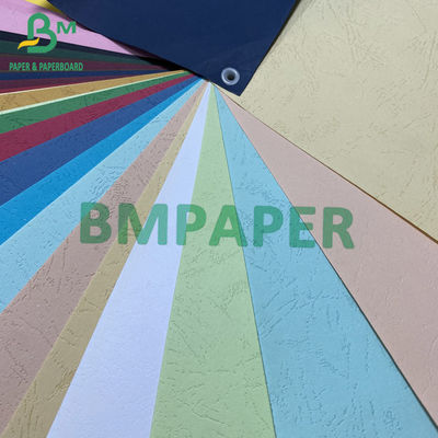টেক্সচারযুক্ত কাগজ 110gsm 150gsm 230gsm মুদ্রণযোগ্য রঙিন কভার কাগজ ভার্জিন পল্প শীট