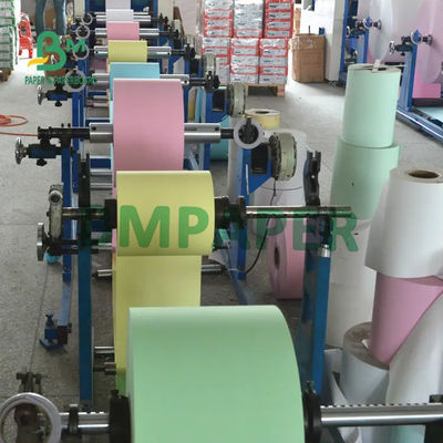 50 - 60g এনসিআর রোল কার্বনহীন কপি কাগজ সিএফবি সিএফবি সিবি কাগজ 240mm 610mm 860mm প্রশস্ত