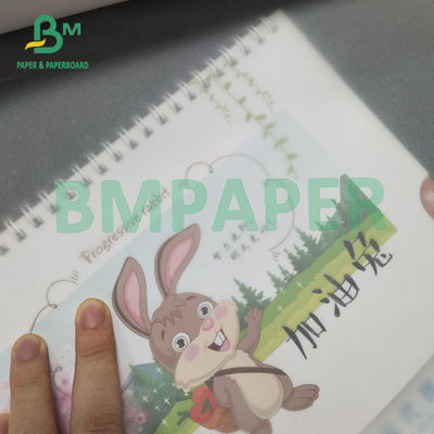 উচ্চ স্বচ্ছতা এবং সহজেই ভাঙ্গা হয় না অঙ্কন প্রকৌশল জন্য ট্রেসিং কাগজ