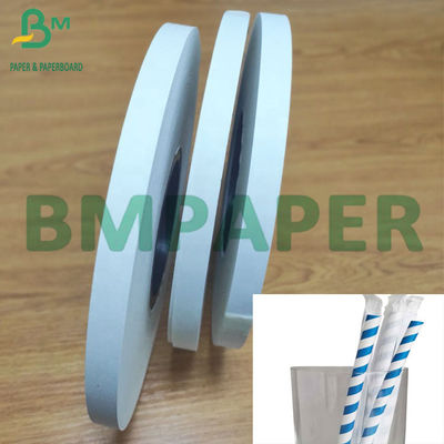 24 গ্রাম 28 গ্রাম বায়োডেগ্রেডেবল রঙিন কাগজ পানীয় স্ট্র প্যাকেজিং ক্রাফ্ট পেপার রোল