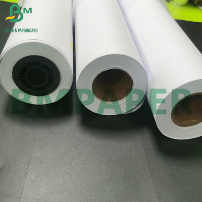 20 পাউন্ড সাদা সিএডি প্লটার কাগজ উচ্চ উজ্জ্বলতা পরিষ্কার বন্ড কাগজ ইঞ্জিনিয়ারিং জন্য