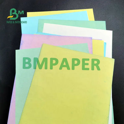 ভার্জিন পল্প কার্বনহীন এনসিআর কাগজ সিবি সিএফবি সিএফ 3 প্লাই ইমপ্রেশন ইনভয়েস কাগজ পাঁচ রঙের কম্পিউটার ফর্ম কাগজ