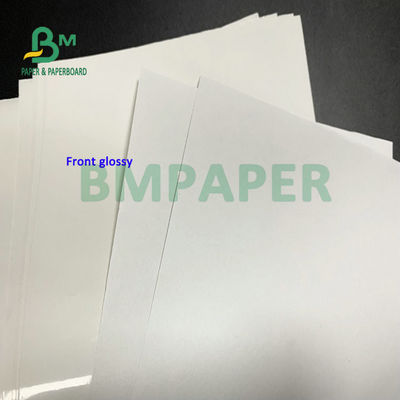 লেবেল স্টিকার তৈরির জন্য চকচকে 80gsm 100gsm C1S লেপযুক্ত ক্রোমো কাগজ