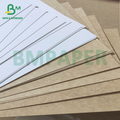 ফ্রিজড ফুড প্যাকেজিং ক্রাফ্ট পেপার হোয়াইট লেপযুক্ত ক্রাফ্ট ব্যাক ফুড বক্সের জন্য