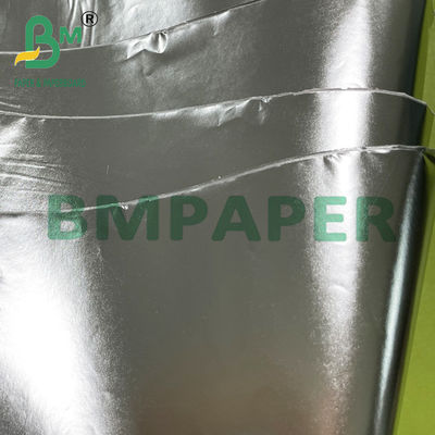 0.06mm 0.07mm সিলভার ভ্যাকুয়াম বিয়ার বোতল লেবেল জন্য ধাতব কাগজ