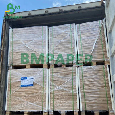 200g - 400g ফুড গ্রেড FBB বোর্ড ফুড কন্টেইনারের জন্য সাদা সেলুলোজ কার্ডবোর্ড C1S কাগজ 25 &quot;x 37&quot; 30 &quot;x 22.5&quot;
