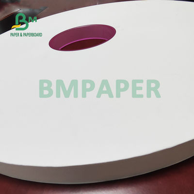 প্যাকেজিং স্ট্রো জন্য 28gsm খাদ্য গ্রেড হোয়াইট পেপার 30mm 35mm ইকো বন্ধুত্বপূর্ণ