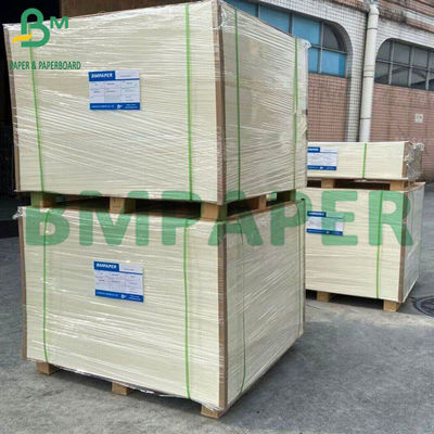 100g 120g শপিং ব্যাগের জন্য উচ্চ প্রসার্য শক্তি সাদা ব্লিচড কারুশিল্প কাগজ