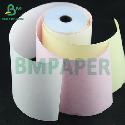 সাদা গোলাপী হলুদ কার্বনহীন কপি কাগজ 50g থেকে 60gsm CCP