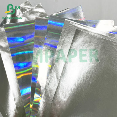 একপাশের সিলভার গ্লোসি লেপ 70gsm সিভার ধাতব কাগজ