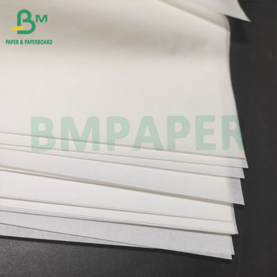 হোয়াইট গ্রীস এবং তেল প্রতিরোধী কাগজ রোলস 35gsm 50gsm চমৎকার গ্রীস হোল্ডিং