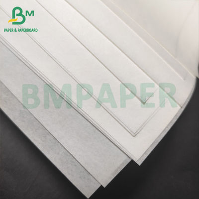 হোয়াইট গ্রীস এবং তেল প্রতিরোধী কাগজ রোলস 35gsm 50gsm চমৎকার গ্রীস হোল্ডিং