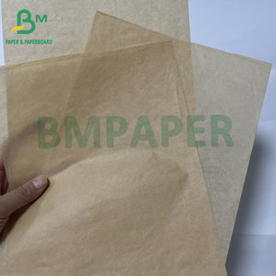 ফুড ব্যাগ পেপার 32gsm 40gsm চমৎকার তেল সুরক্ষা Kraft কাগজ