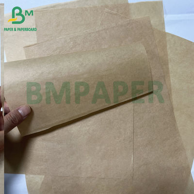 ফুড ব্যাগ পেপার 32gsm 40gsm চমৎকার তেল সুরক্ষা Kraft কাগজ