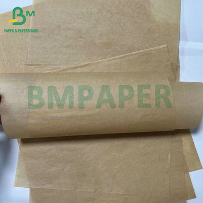 স্ন্যাক ফুডের প্যাকেজিংয়ের জন্য 38 জিএসএম পরিবেশ বান্ধব গ্রীস প্রতিরোধী ক্রাফ্ট পেপার