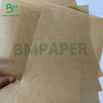 স্ন্যাক ফুডের প্যাকেজিংয়ের জন্য 38 জিএসএম পরিবেশ বান্ধব গ্রীস প্রতিরোধী ক্রাফ্ট পেপার