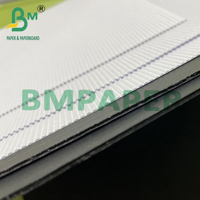 20 X 28 &quot;হালকা সাদা কালো corrugated কার্ডবোর্ড F ফ্লিট কাগজ প্যাকেজিং জন্য