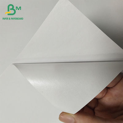 প্যাকেজিং লেবেল জন্য 80GSM সাদা একক চকচকে একপাশে আবৃত লেবেল কাগজ