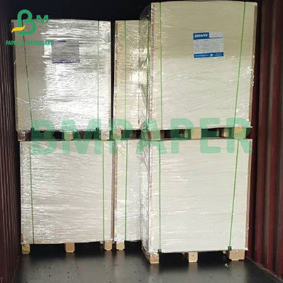 প্যাকেজিং লেবেল জন্য 80GSM সাদা একক চকচকে একপাশে আবৃত লেবেল কাগজ