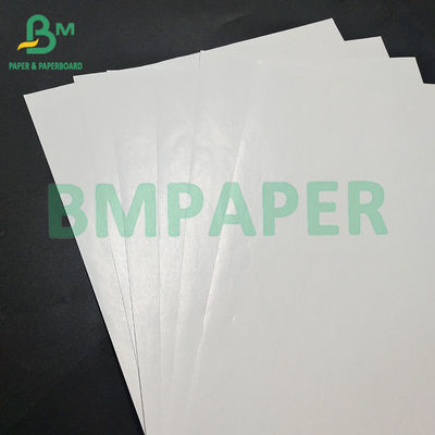 প্যাকেজিং লেবেল জন্য 80GSM সাদা একক চকচকে একপাশে আবৃত লেবেল কাগজ