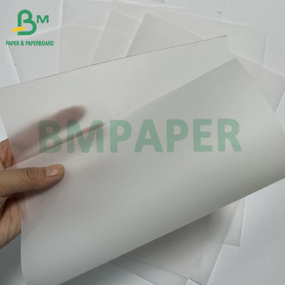 93gsm মসৃণ সহজে দৃশ্যমান পুনর্ব্যবহারযোগ্য স্বচ্ছ কাগজের মাধ্যমে