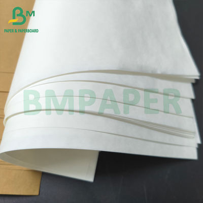 বাদামী ও সাদা উচ্চ প্রসার্য ব্যাগ ক্রাফ্ট পেপার 80gsm 90gsm প্রসারিত ক্রাফ্ট পেপার