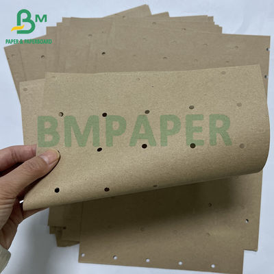 60&quot; 72&quot; 80grs স্বয়ংক্রিয় কাটিয়া মেশিনের জন্য ফ্ল্যাট মাইক্রো পারফোরেশনড ক্রাফট পেপার