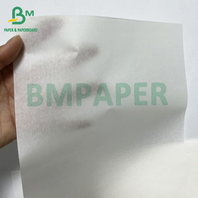জুতা প্যাকিংয়ের জন্য 20gsm মসৃণ সেমিট্রান্সপারেন্ট গ্লাসাইন পেপার রোল