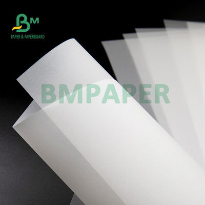 80gsm 113gsm স্কেচিংয়ের জন্য স্বচ্ছ সাদা ট্র্যাকিং পেপার 610mm x 914mm