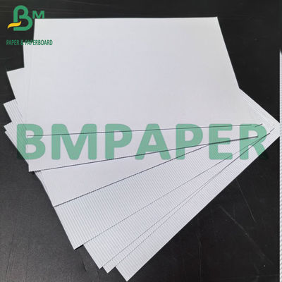 1.5 মিমি 2.5 মিমি 3 স্তর সাদা corrugated কার্ডবোর্ড প্যাকেজিং bleached বোর্ড শীট