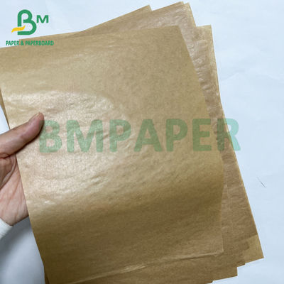 পুনর্ব্যবহারযোগ্য 40 গ্রাম প্রিমিয়াম একপাশের চকচকে বাদামী ক্রাফট ব্যাগ কাগজের রোল