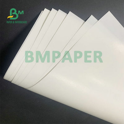 উচ্চ ভিজা শক্তি লেবেল তৈরির জন্য 75gsm 80gsm C1S চকচকে সাদা কাগজ