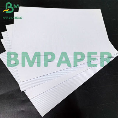 1.5 মিমি F ফ্লিট হোয়াইট ফোল্ডিং বক্সের জন্য পুনর্ব্যবহৃত corrugated বোর্ড শীট